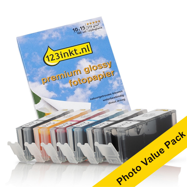 Canon PGI-530 / CLI-531 photo value pack (marque 123encre) 132311 - 1
