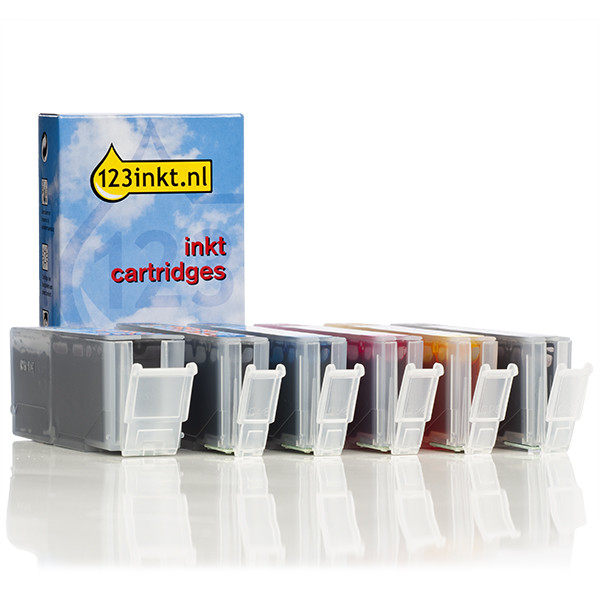 Canon PGI-550PGBK XL / CLI-551XL Offre: 2 noirs + 4 couleurs (marque 123encre) 127158 - 1