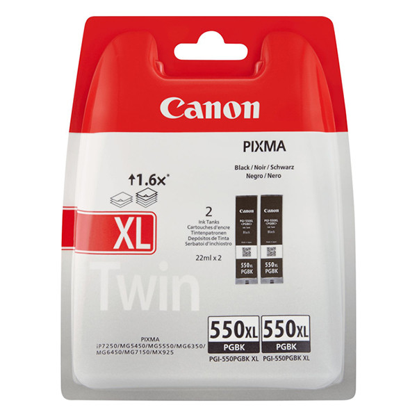 Canon PGI-550PGBK XL duopack (d'origine) 018576 - 1
