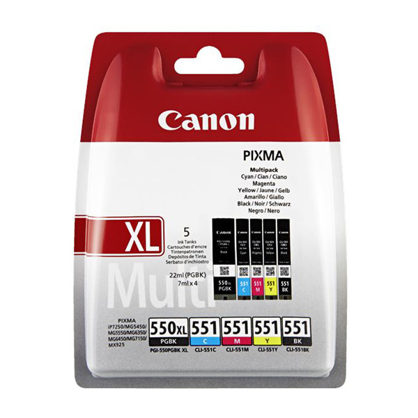 Canon PGI-550XL/CLI-551 multipack (d'origine) 010188 - 1