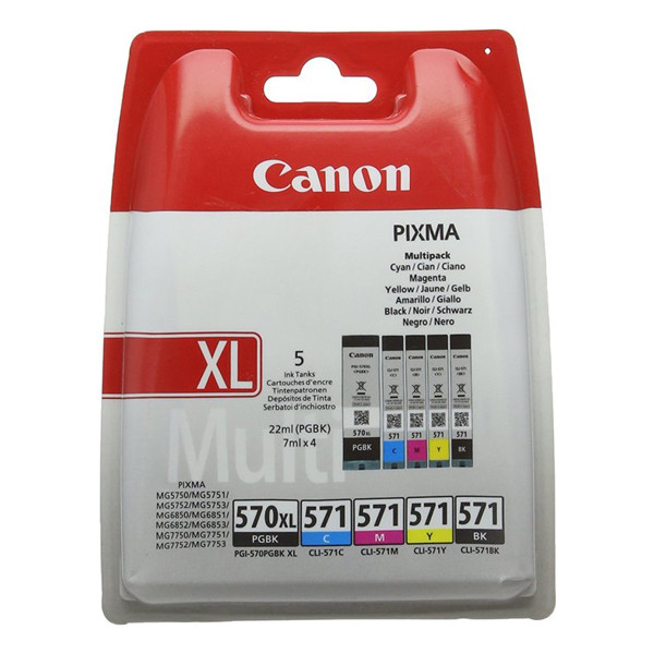 Canon PGI-570XL/CLI-571 multipack (d'origine) 010190 - 1