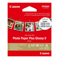 Canon PP-201 Glossy II Photo Paper Plus 8,8 x 8,8 cm (20 feuilles) 154075