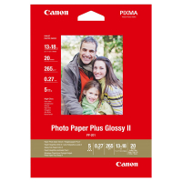 Canon PP-201 Plus II papier photo brillant 265 g/m² 13 x 18 cm (20 feuilles) 064580