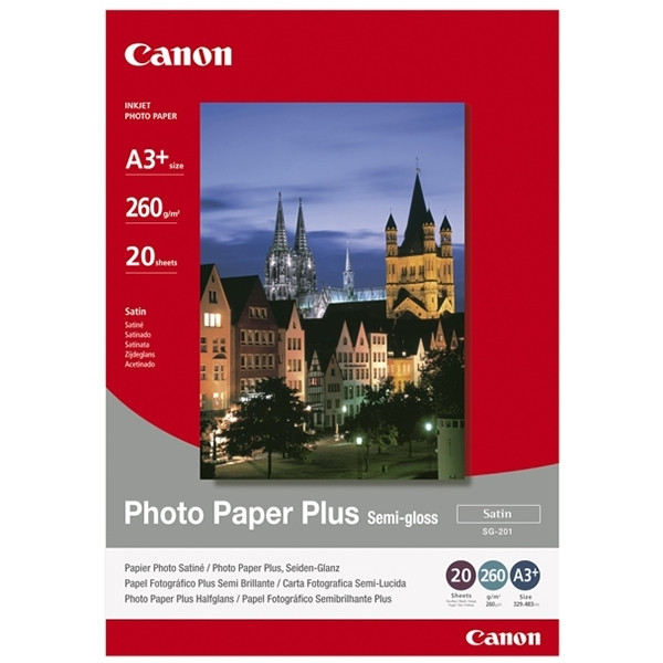 Canon SG-201 Plus papier photo semi-brillant 260 g/m² A3 (20 feuilles) 150364 - 1