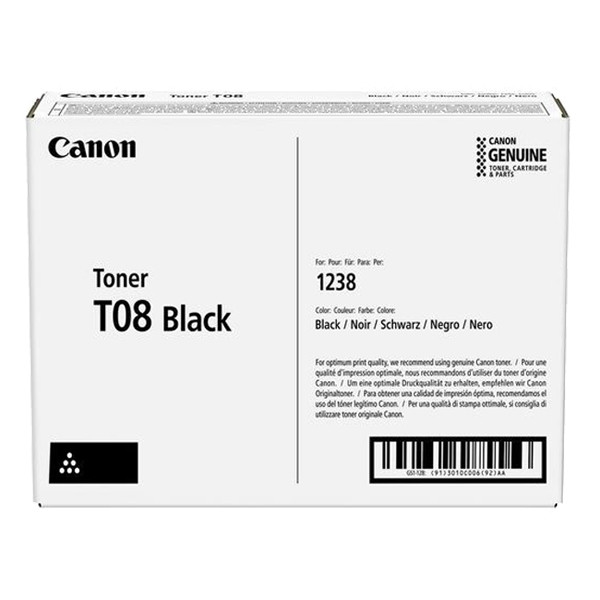Canon T08 toner (d'origine) - noir 017584 - 1