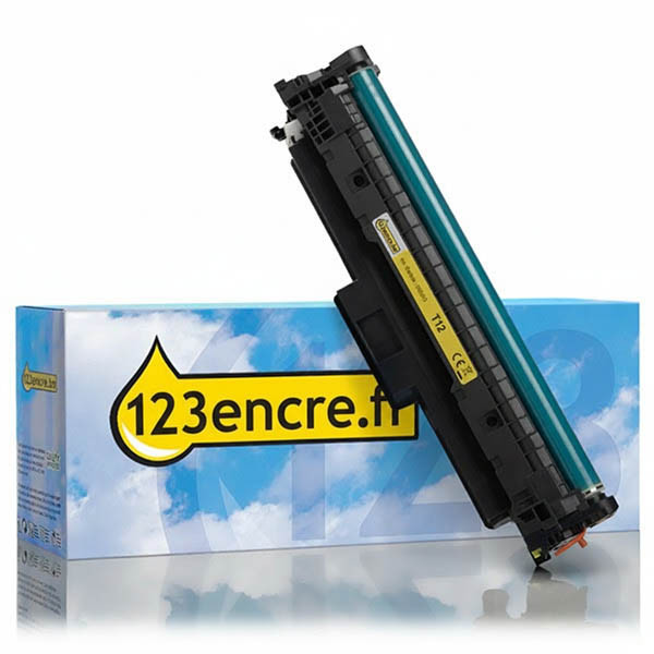 Canon T12 toner (marque 123encre) - jaune 095013 - 1