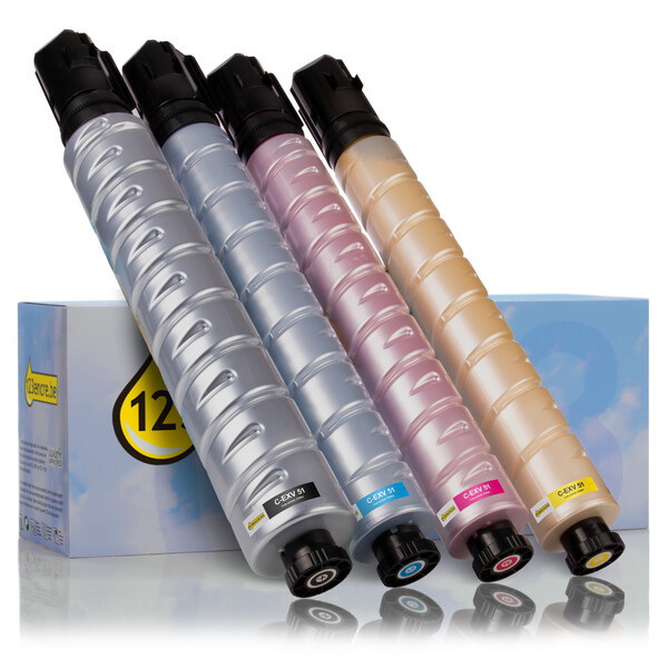 Canon offre : C-EXV 51 BK, C, M, Y (marque 123encre) -  noir + 3 couleurs 130722 - 1