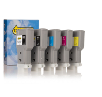 Canon offre : PFI-320 / PFI-321 MBK, BK, C, M, Y 2 noir + 3 couleurs (marque 123encre) 130757