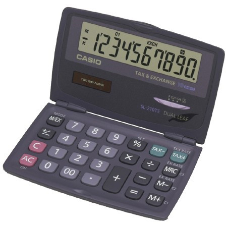 Casio SL-210TE calculatrice de poche 056286 - 1
