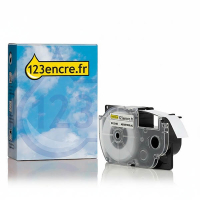 Casio XR-12VWE ruban 12 mm (marque 123encre) - noir sur blanc 056415