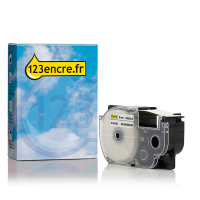 Casio XR-18HSWE ruban 18 mm (marque 123encre) - noir sur blanc 056434