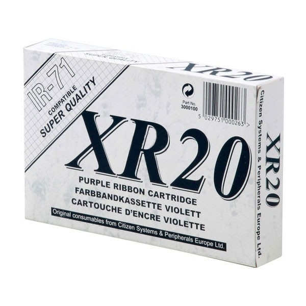 Citizen IR-71P (3000100) ruban encreur violet (d'origine) 066004 - 1