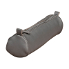 Clairefontaine Age petite trousse ronde en cuir - gris 250464 - 1