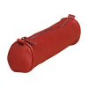 Clairefontaine Age petite trousse ronde en cuir - rouge 250462 - 1