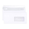 Clairefontaine Calligraphe enveloppe 110 x 220 mm - EA5/6 fenêtre à droite, autocollante (50 pièces) - blanc 404633 - 1