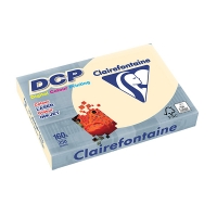 Clairefontaine DCP papier couleur 160 g/m² A4 (250 feuilles) - ivoire 250301