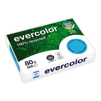 Clairefontaine Evercolor gerecycled gekleurd papier donkerblauw 80 grams A4 (500 vel) 250391
