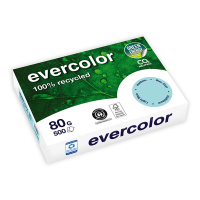Clairefontaine Evercolor gerecycled gekleurd papier lichtblauw 80 grams A4 (500 vel) 250387