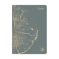 Clairefontaine Forever Premium carnet de notes A4 ligné 48 feuilles - gris 250456