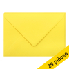 Offre: 5x Clairefontaine enveloppes de coulour C5 120 grammes (5 pièces) - jaune intense 424764 - 1