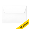 Offre : 10x Clairefontaine enveloppes de couleur C6 120 g/m² (5 pièces) - blanc 424772 - 1