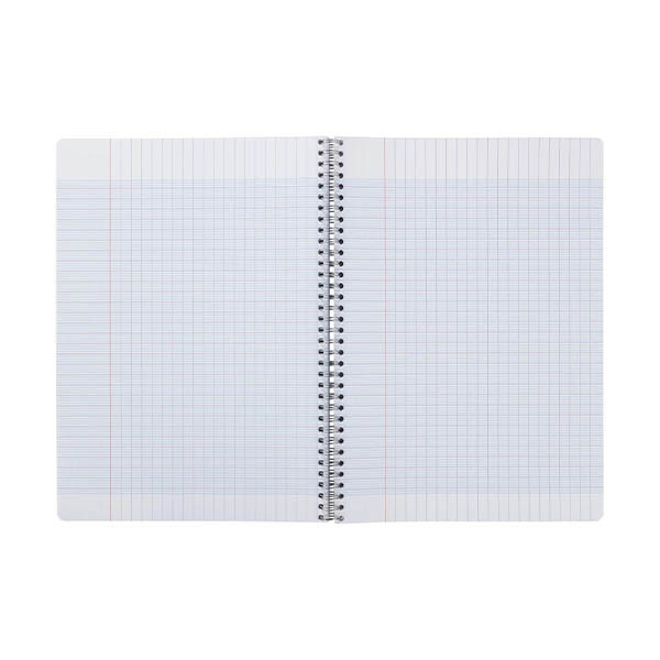 Clairefontaine cahier à spirale A4 90 g/m² 90 feuilles Seyès (grands carreaux) (5 pièces) - assorti 404561 - 1