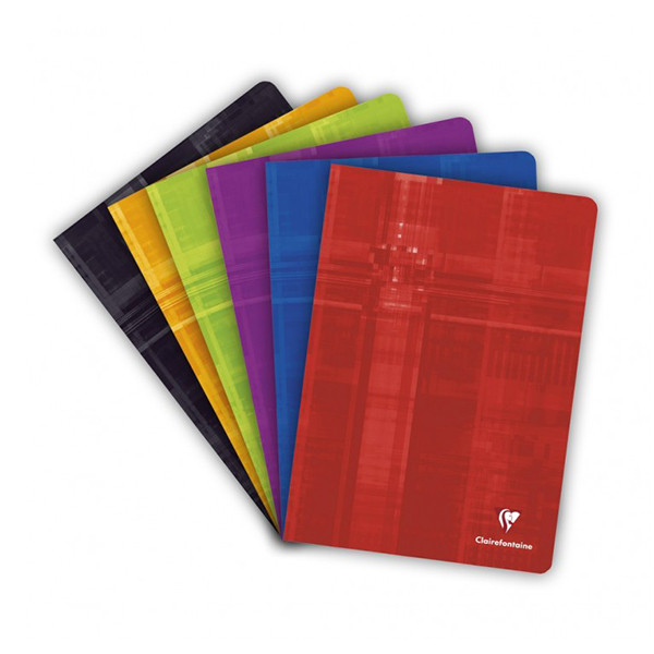 Clairefontaine cahier quadrillé A4 10 pièces 40 feuilles (10 mm) - assorti 250428 - 1