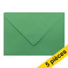 Clairefontaine enveloppes de couleur C5 120 g/m² (5 pièces) - vert forêt 250342 - 1