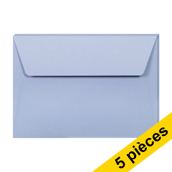 Clairefontaine enveloppes de couleur C6 120 g/m² (5 pièces) - lavande 250332 - 1