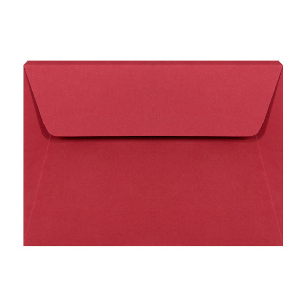 Clairefontaine enveloppes de couleur C6 120 g/m² (5 pièces) - rouge intense 250335 - 1