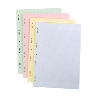 Clairefontaine feuillets mobiles A4 Seyès (grands carreaux) 90 g/m² 100 feuilles -  4 couleurs 404571