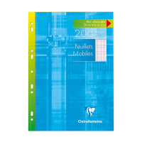 Clairefontaine feuillets mobiles A4 Seyès (grands carreaux) 90 g/m² 100 feuilles 404569