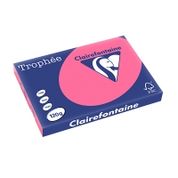 Clairefontaine papier couleur 120 g/m² A3 (250 feuilles) - rose fuchsia 250137