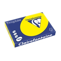 Clairefontaine papier couleur 160 g/m² A3 (250 feuilles) - jaune soleil 250158