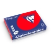 Clairefontaine papier couleur 160 g/m² A3 (250 feuilles) - rouge corail 250282 - 1