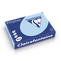 Clairefontaine papier couleur 160 g/m² A4 (250 feuilles) - bleu vif 250248