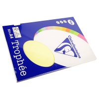 Clairefontaine papier couleur 160 g/m² A4 (50 feuilles) - canari 250021