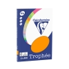 Clairefontaine papier couleur 160 g/m² A4 (50 feuilles) - orange vif