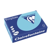 Clairefontaine papier couleur 210 g/m² A4 (250 feuilles) - bleu alizé 250094