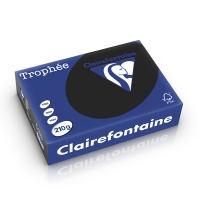 Clairefontaine papier couleur 210 g/m² A4 (250 feuilles) - noir 250285