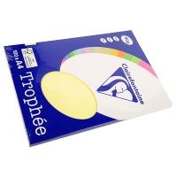 Clairefontaine papier couleur 80 g/m² A4 (100 feuilles) - jaune 250003