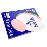 Clairefontaine papier couleur 80 g/m² A4 (100 feuilles) - rose 250001