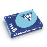 Clairefontaine papier couleur 80 g/m² A4 (500 feuilles) - bleu alizé 250170