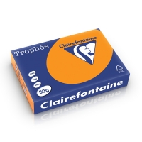 Clairefontaine papier couleur 80 g/m² A4 (500 feuilles) - orange fluo 250289