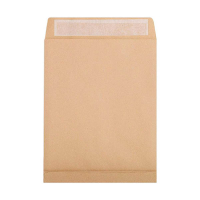 Clairefontaine pochette kraft 260 x 330 x 30 mm - E4 autocollante (250 pièces) 404646