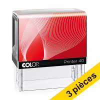 Offre : 3x Colop Printer 40 tampon avec plaque personnalisable 229199
