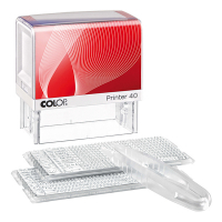 Colop Printer 40 tampon 'Do it yourself' 6 lignes - noir 229159