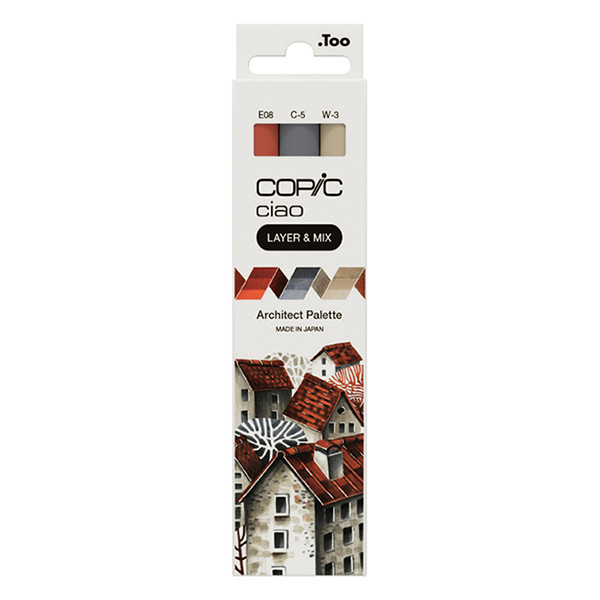 Copic Ciao Layer & Mix Architect Palette jeu de marqueurs (3 pièces) 311009 - 1