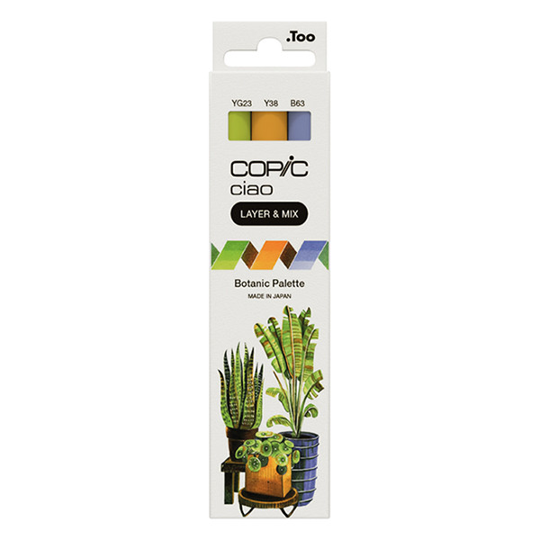 Copic Ciao Layer & Mix Botanic Palette jeu de marqueurs (3 pièces) 311010 - 1