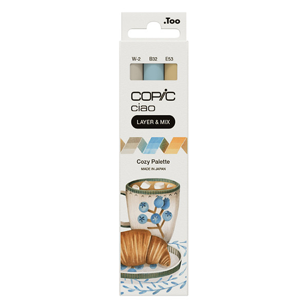 Copic Ciao Layer & Mix Cozy Palette jeu de marqueurs (3 pièces) 311011 - 1